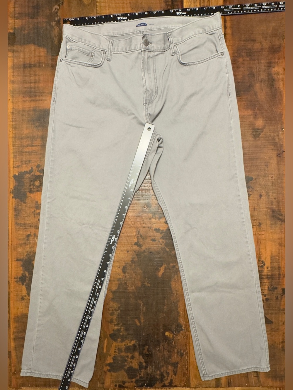 Old Navy Light Gray Men’s Jeans - Straight Fit 38x32